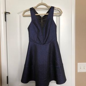 Express navy blue dress